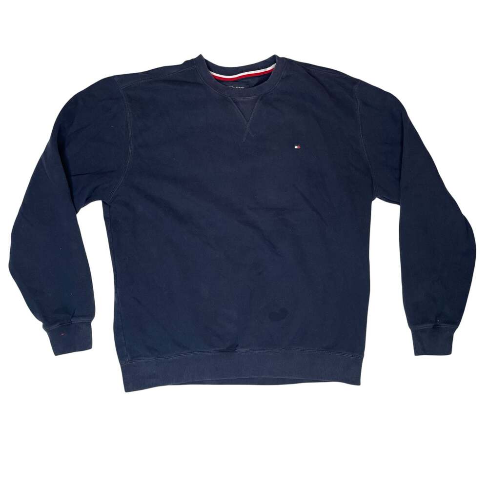 Tommy Hilfiger Navy Crewneck Sweatshirt XL Vintage